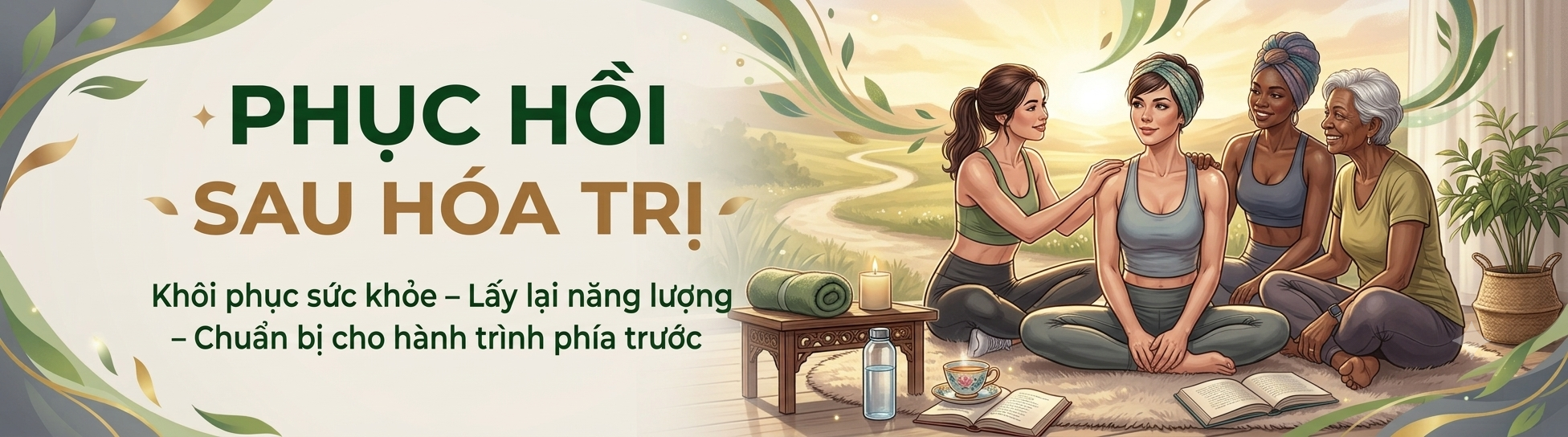 * Bao lâu sau hóa trị thì tập được? * Phục hồi thể lực sau hóa trị * Bài tập cho người sau điều trị ung thư * Yoga sau khi kết thúc hóa trị